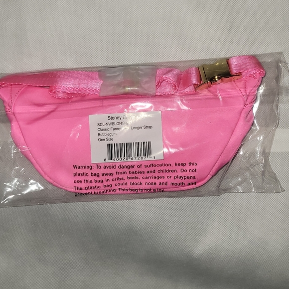 Stoney clover lane fanny pack bubblegum pink nwt longer strap classic - Picture 8 of 8
